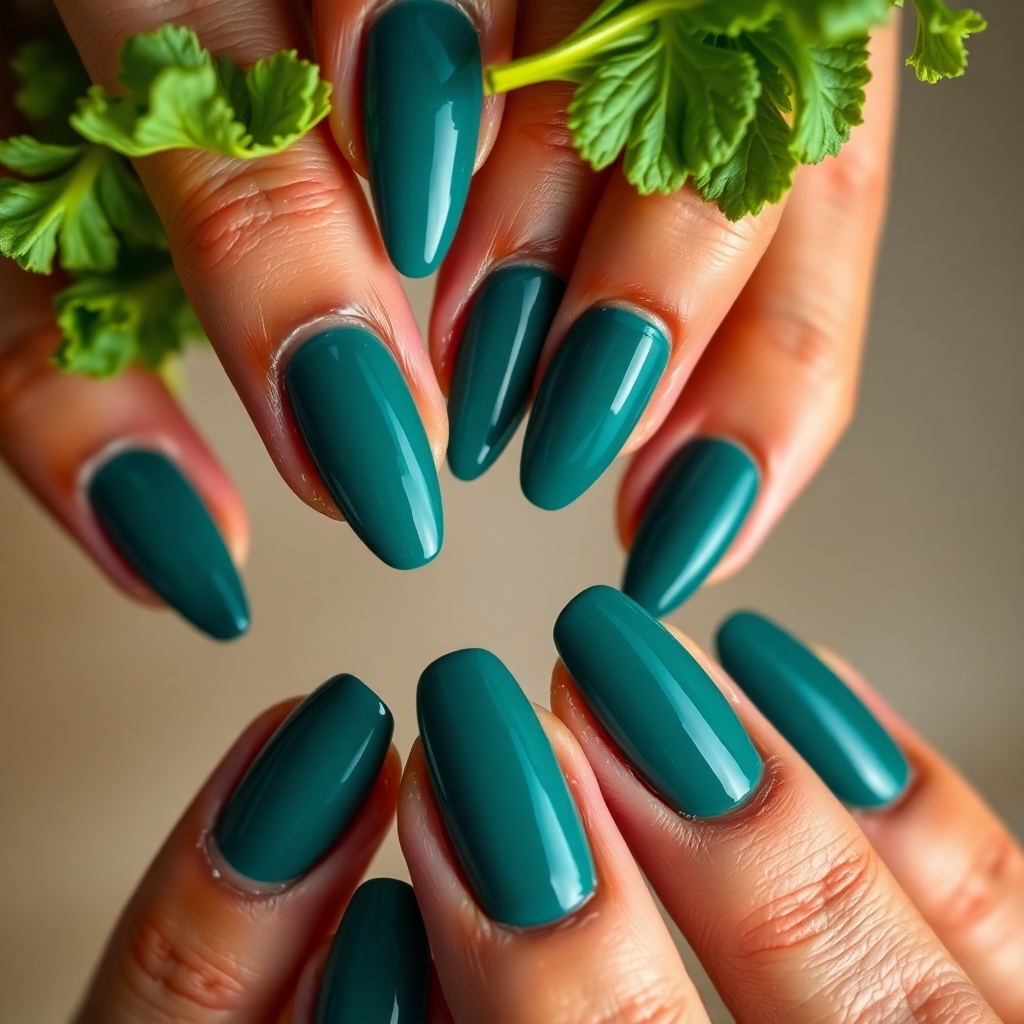 This image has an empty alt attribute; its file name is A-high-angle-perspective-shot-of-luxurious-and-vibrant-Adopt-a-Healthy-Diet-nails-in-rich-deep-teal-looking-down-from-an-elevated-viewpoint.jpg