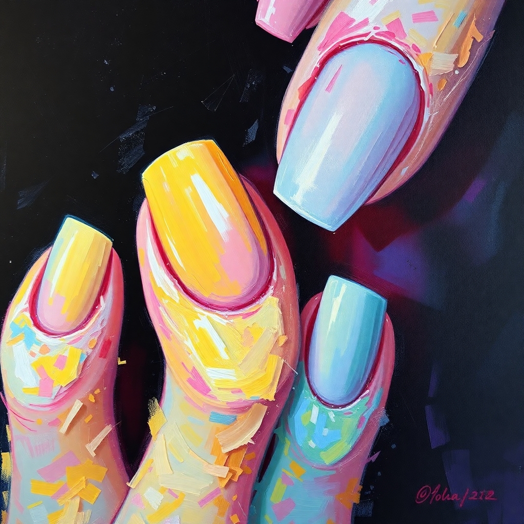 This image has an empty alt attribute; its file name is An-acrylic-painting-of-creme-nail-designs-vibrant-colors-textured-brushstrokes-strong-contrasts-deep-shadows-chiaroscuro-lighting.jpg